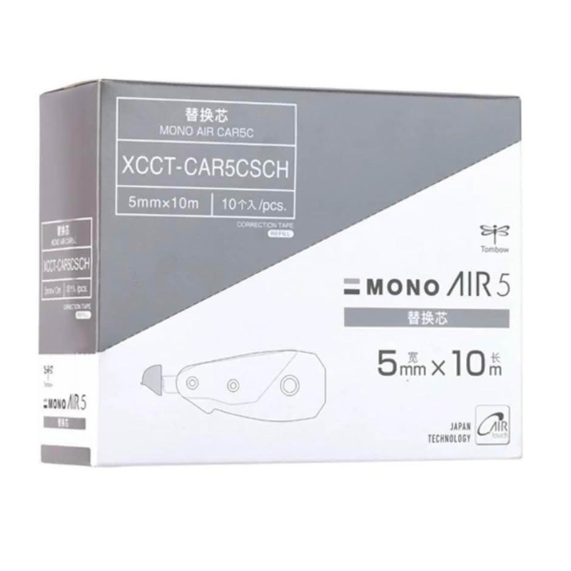 TOMBOW CT-CAR5C 修正帶補充帶 5mm×10M 適用CT-CAX5C 蜻蜓牌替芯