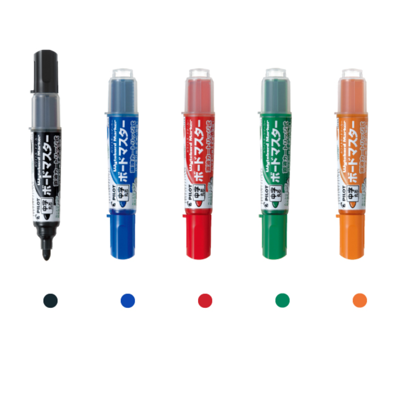 Pilot 百樂 WMBM-18BM 可換卡水白板筆-粗字 日本製 環保再生