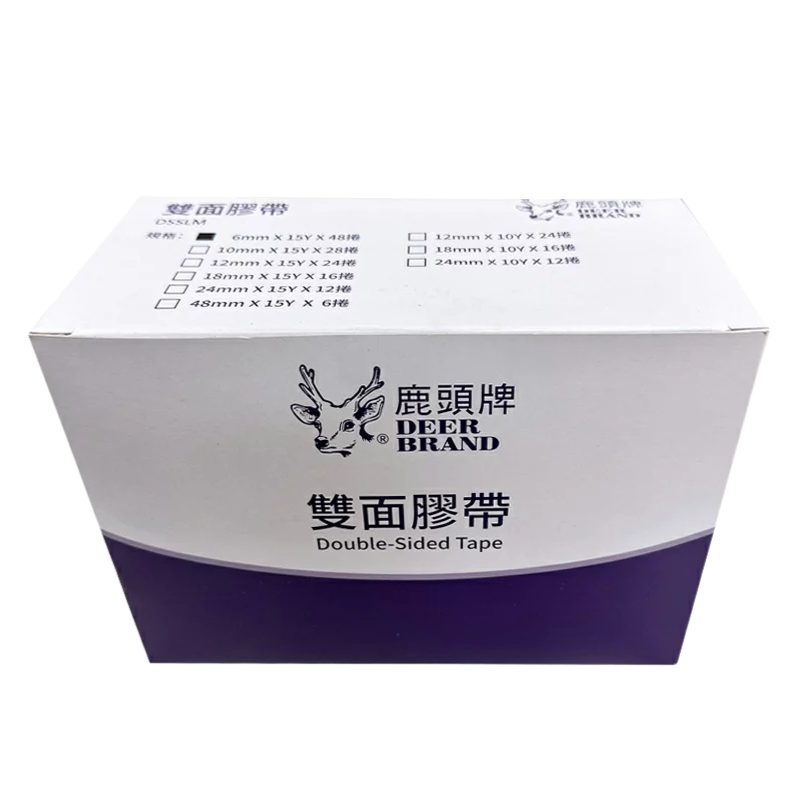 四維 鹿頭牌 雙面膠帶 12MM