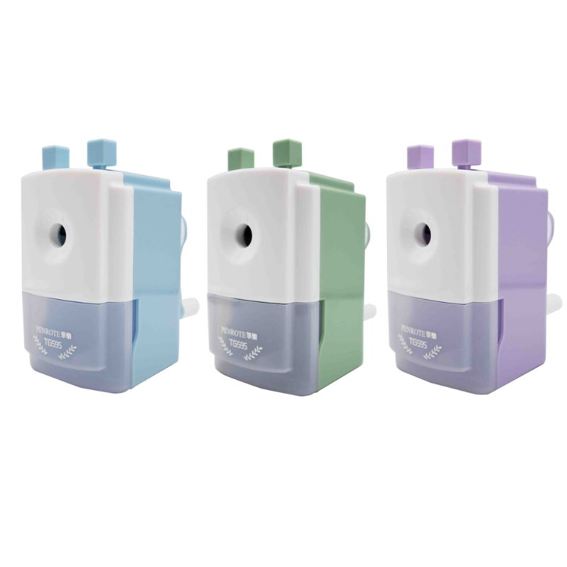 PENROTE 筆樂 595 大小通吃削鉛筆機 可調式削筆 手動削鉛器