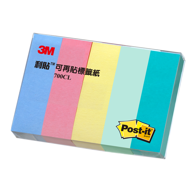 3M 利貼可再貼標籤紙 700CL-1
