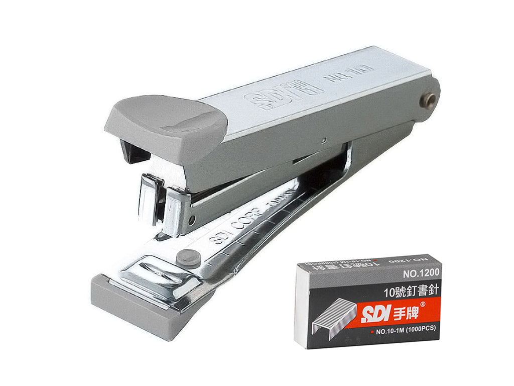 SDI 手牌 1102CA 簡約實用型訂書機(附針)