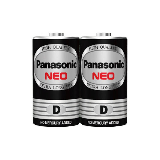 PANASONIC 國際牌 NEO黑色錳乾電池 1號 (2顆/組)