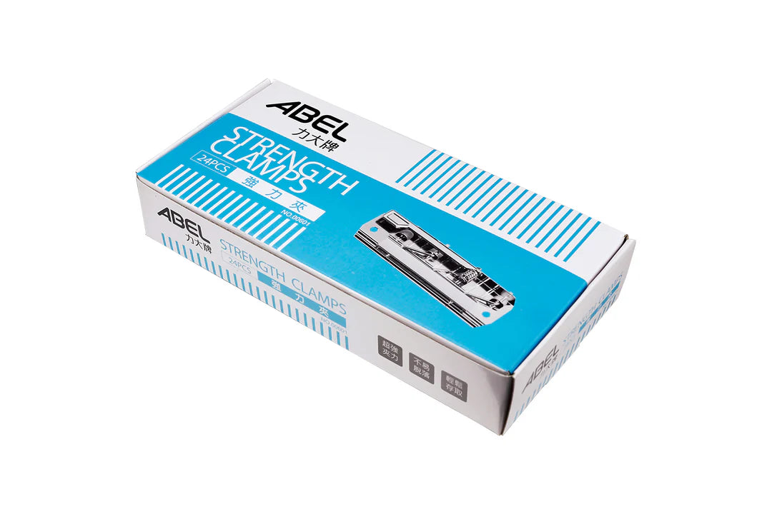 ABEL 力大牌 00601  其他夾類 100mm強力夾 24入
