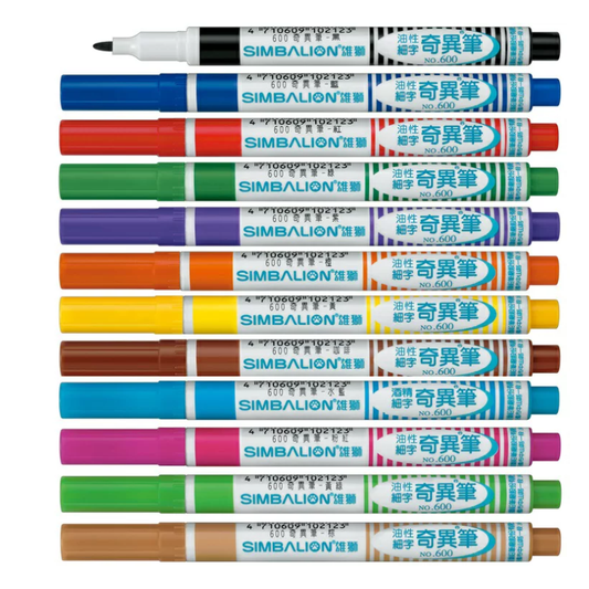 雄獅600奇異筆(12支/組)