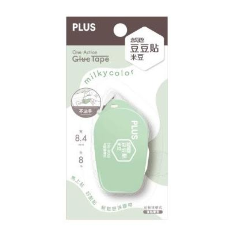 PLUS 普樂士 豆豆貼 Milky color 米豆系列 立可貼豆豆貼