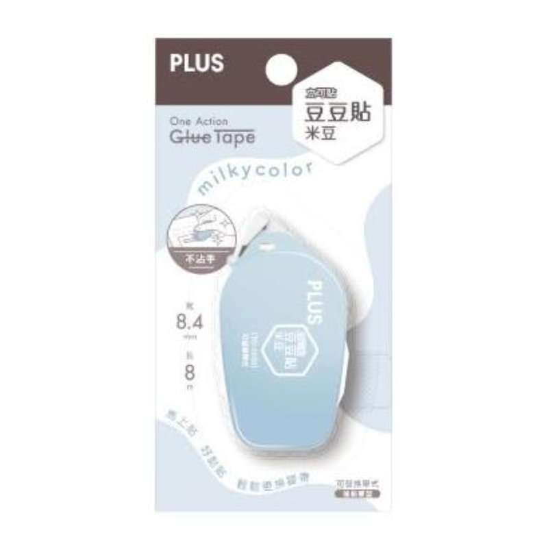 PLUS 普樂士 豆豆貼 Milky color 米豆系列 立可貼豆豆貼