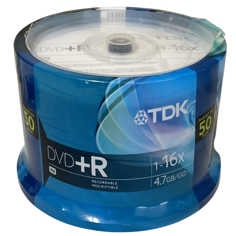 TDK DVD+R 50入