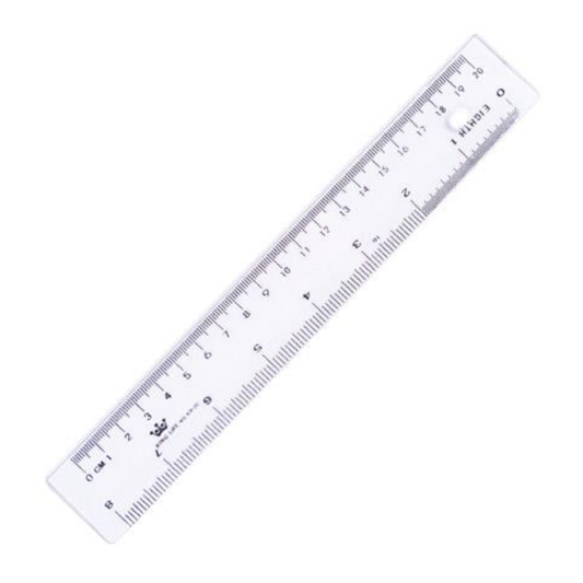 20公分透明尺