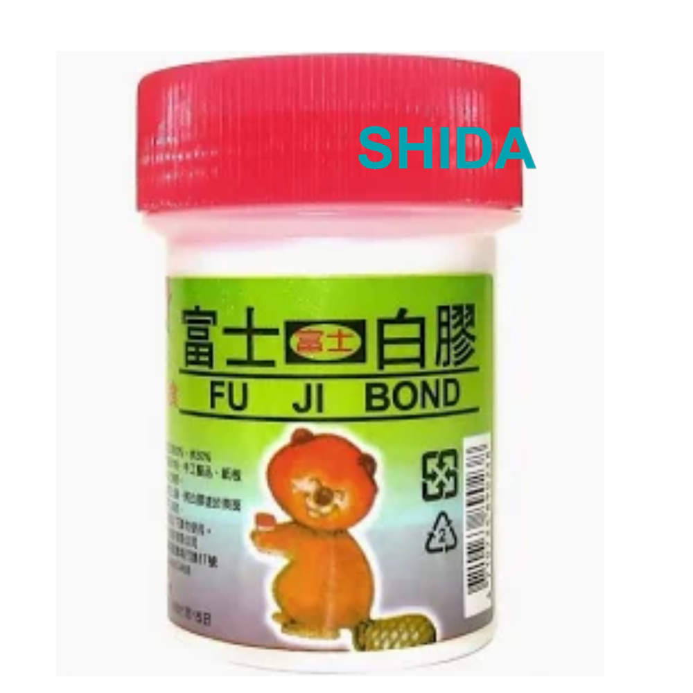 白膠 富士白膠 B100 富士高黏度 100ml 紅蓋 樹酯 樹脂 台灣製造 圓罐白膠 膠水 白膠 美工用品