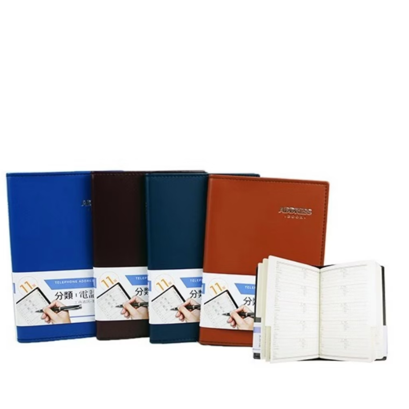 TA-351 分類電話地址簿 300名 分類索引卡 電話簿