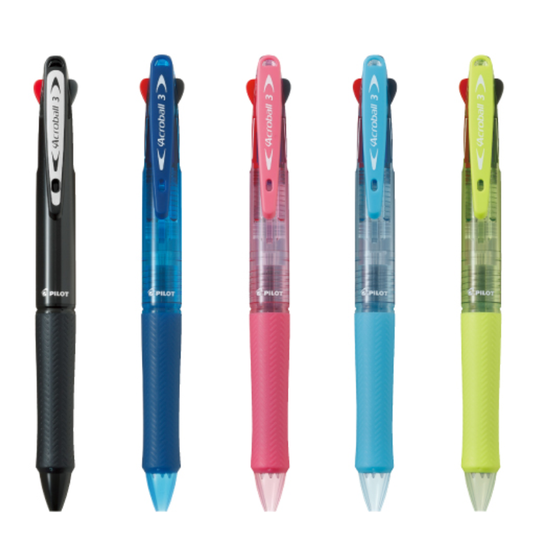 Pilot 百樂 BKAB-40F 三色輕油筆 0.7 舒寫筆 再生材料