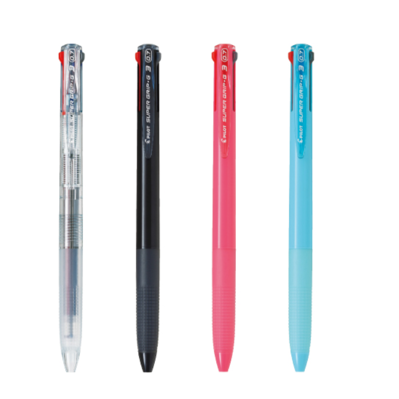 Pilot 百樂 超級G多色筆-3色 BKSG-30F 0.7 超細筆握slim 綠色環保