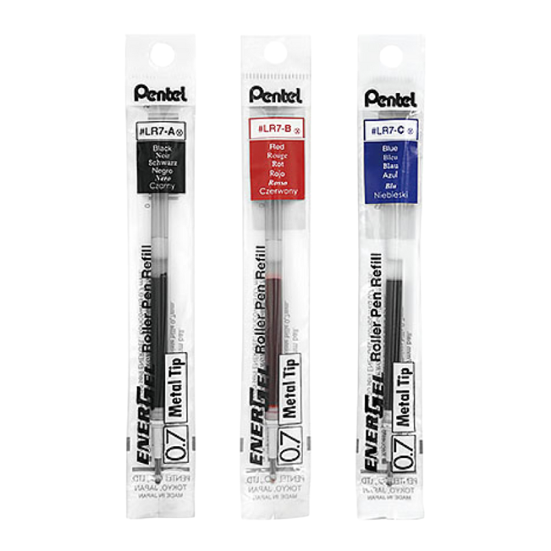 飛龍PENTEL LR7 極速鋼珠筆芯 (砲彈筆頭)