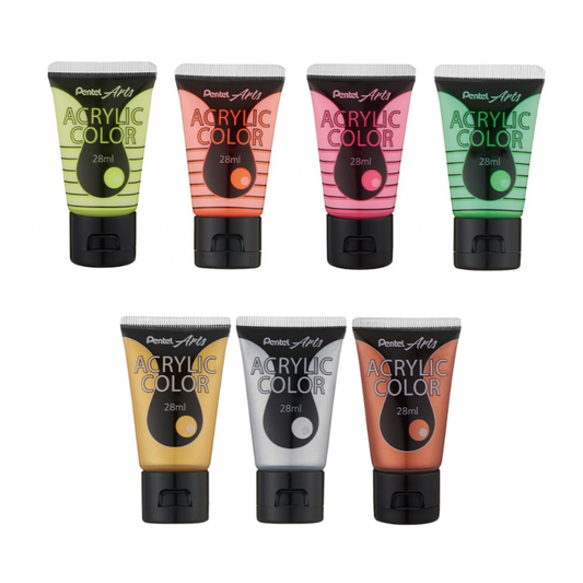 飛龍PENTE 壓克力顏料 螢光色/偏光色