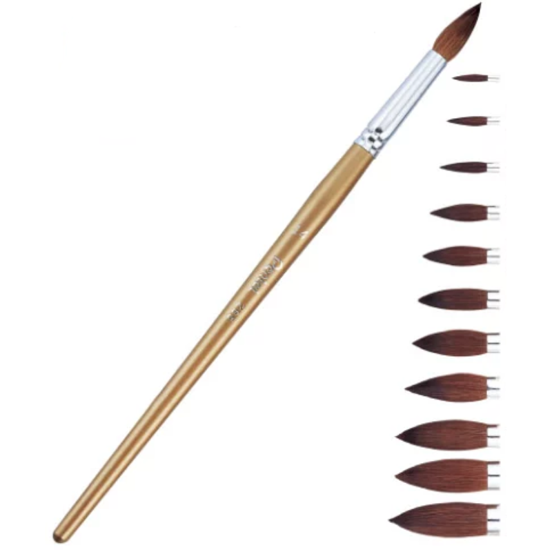 PENTEL飛龍 水彩畫筆 水彩筆 圓頭