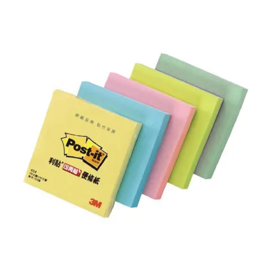 明祥 3M Post-it 利貼 654 可再貼便條紙 75x75mm 100張