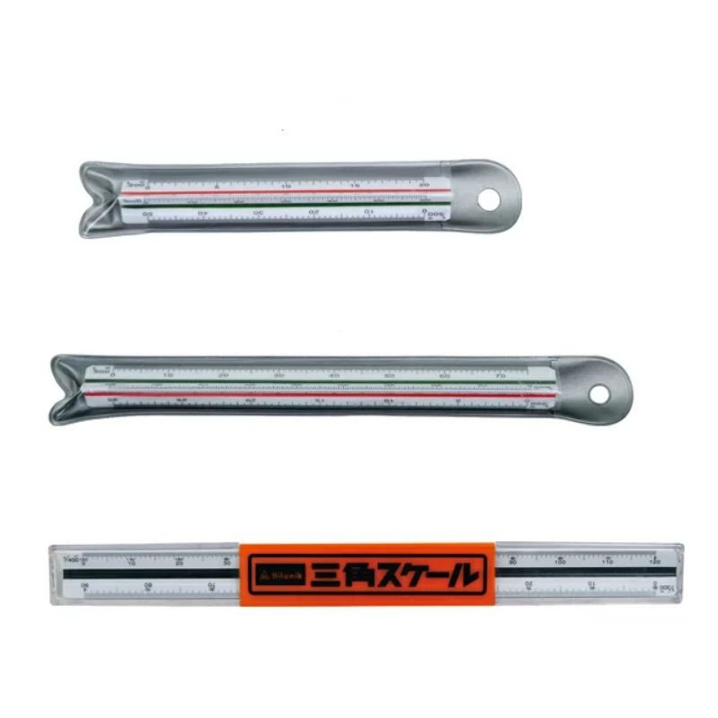 萬事捷 製圖專用 三角比例尺  10/15/30CM