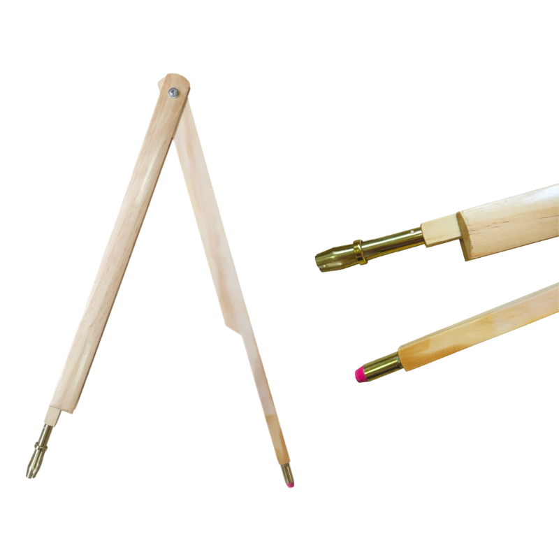 粉筆用圓規  木製圓規 教學用圓規 黑板畫圓工具