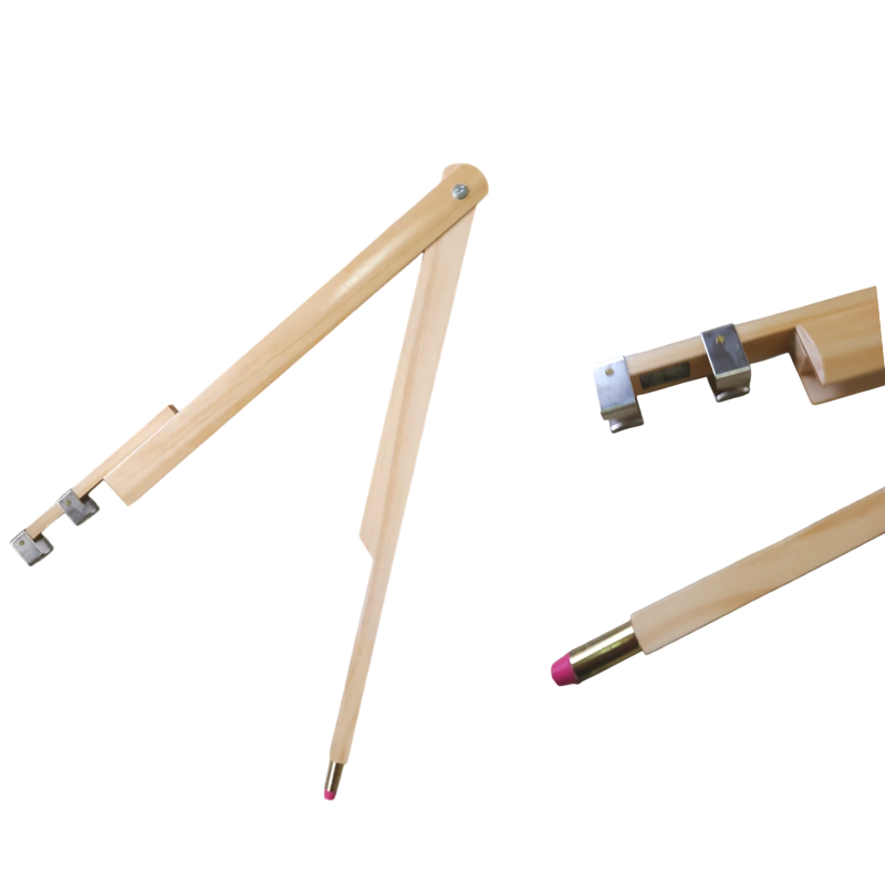 白板筆用圓規 教學圓規 白板畫圓工具 木製圓規