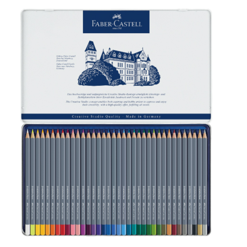 GOLDFABER 水性色鉛筆 36色/鐵盒
