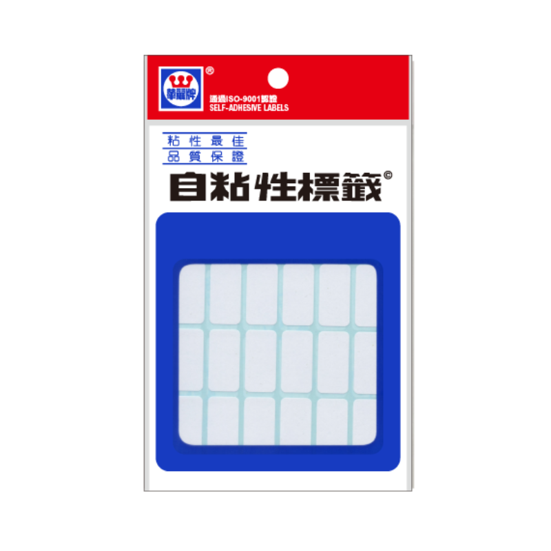 華麗牌 自黏標籤 WL-1008 12X24mm 360張
