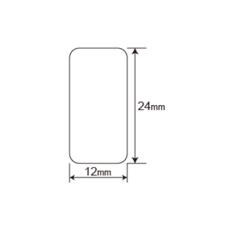 華麗牌 自黏標籤 WL-1008 12X24mm 360張