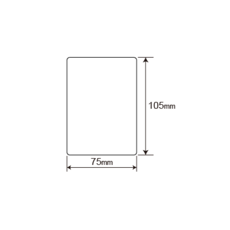 華麗牌 自黏標籤 WL-1040 75X105mm 15張