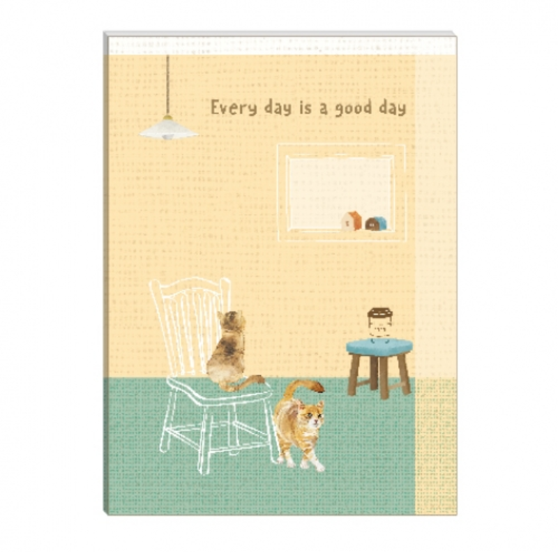 16K橫線定頁筆記本 貓咪 KPNA-16004