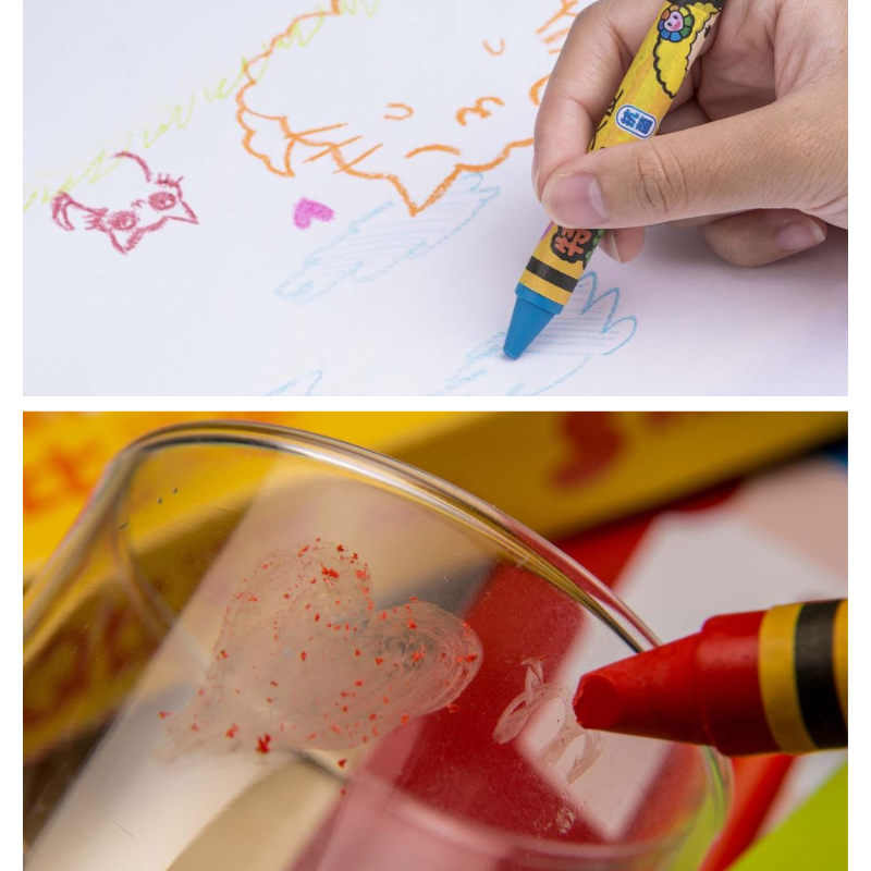 利百代 4801-JC Q比特大號可水洗蠟筆