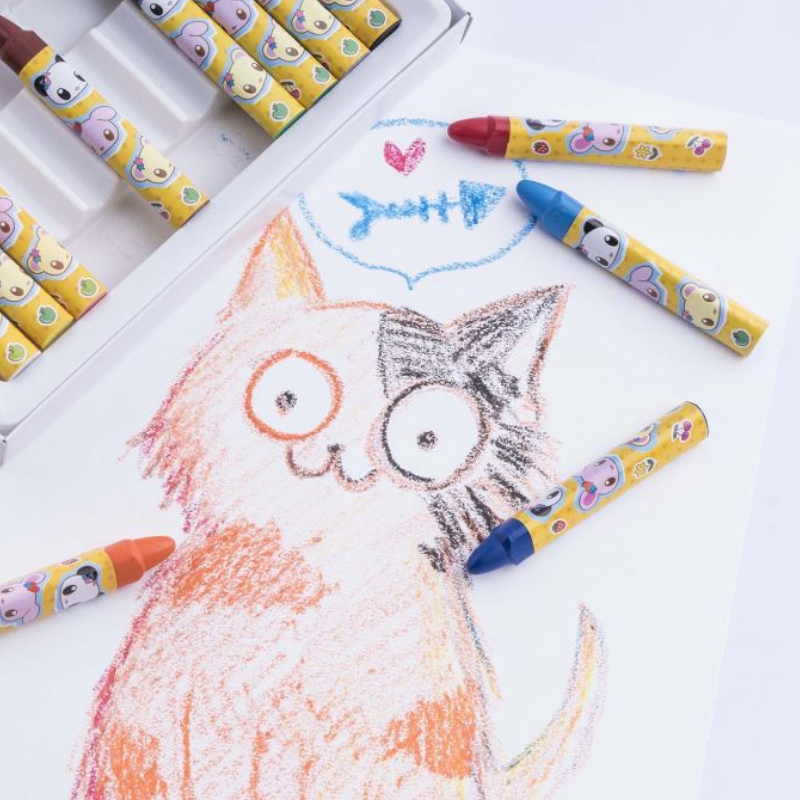 利百代 1201-JTC 可愛家族(特大號)蠟筆