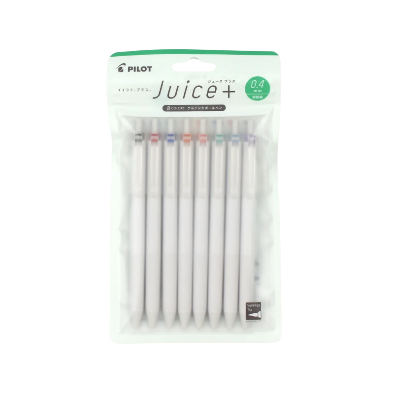 PILOT 百樂 PLUS 果汁筆 0.4mm 八色組 LJL-14-8C