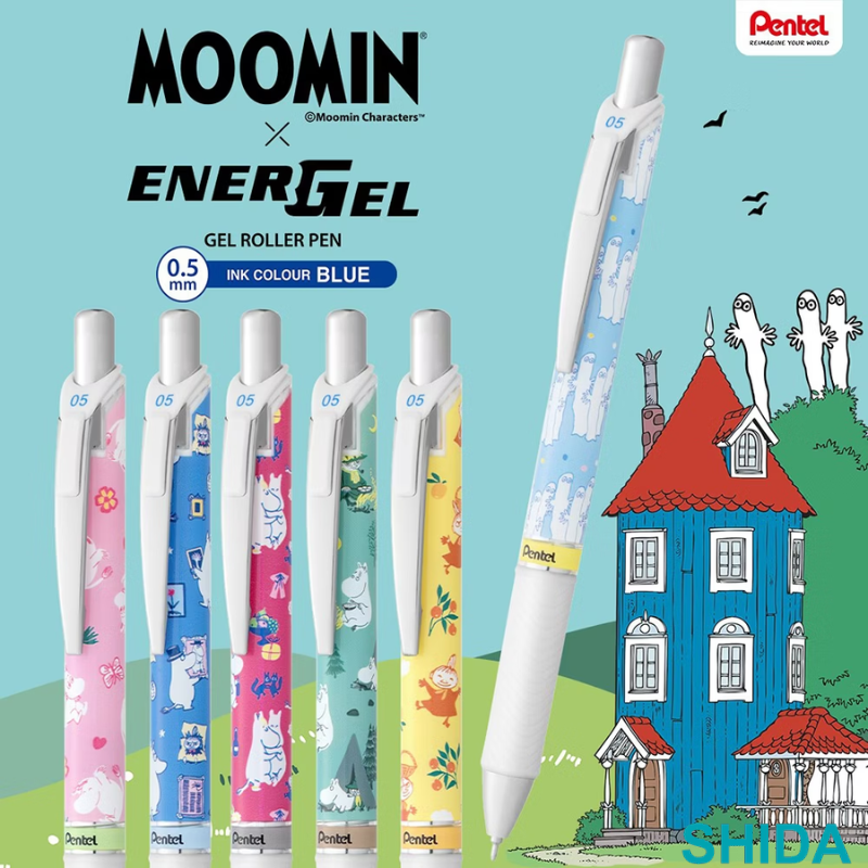 限量 MOOMIN慕敏家族 × Pentel 療癒聯名 ENERGEL極速鋼珠筆