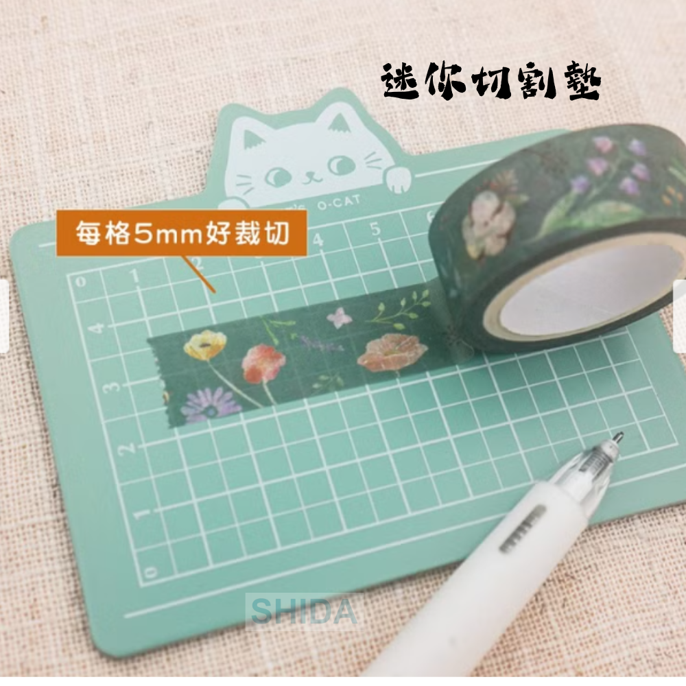 O-CAT貓咪 切割墊 滑鼠墊兩用 JPB-57 可愛造型 PVC 裁切板桌面保護墊