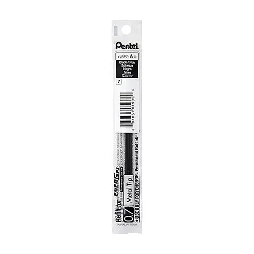 飛龍PENTEL  LRP7耐水極速鋼珠筆芯 0.7MM 砲彈筆頭