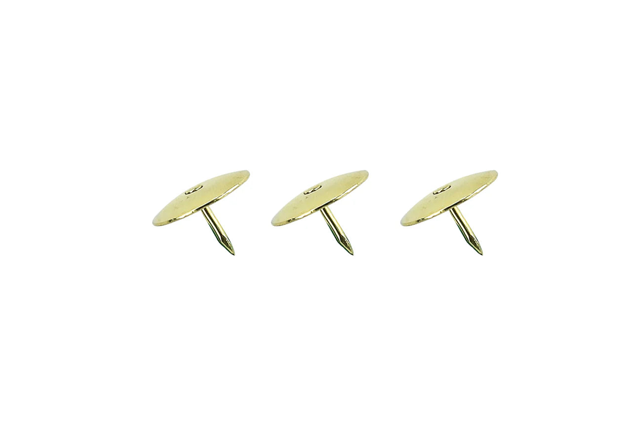 ABEL 力大牌 604【豪華盒】3號金色圖釘 (11mm) 約80入