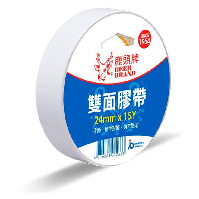 四維 鹿頭牌 雙面膠帶 24MM