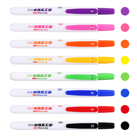 文明 SKB 按動水性美工筆 4mm MK-255